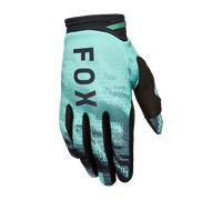 FOX 180 Kairos Gants de motocross, noir-turquoise, taille L pour homme