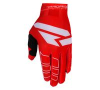 FXR Pro-Fit Air Gants de motocross perforés, Rouge/Blanc/Noir, Taille 2XL