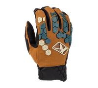 Gants Cross Klim Dakar Marron doré / PétroleS Marron doré,Pétrole