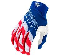 gants cross troy lee air x oakley - bleu / blanc / rouge XXL
