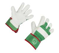 Gants cuir de porc Kerbl Worker Vert Taille 7