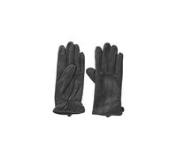 Gants cuir femme Pieces Nellie Smart Noir S