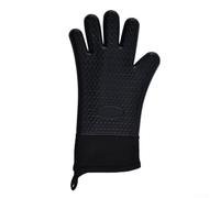 Gants Cuisine Silicone Alimentaire Doublure pour coton Gants(Black) | Silicone alimentaire BPA, , doublure douce, pour contact sûr avec les aliments