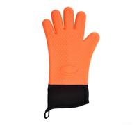 Gants Cuisine Silicone Alimentaire Doublure pour coton Gants(Orange) | Silicone alimentaire BPA, , doublure douce, pour contact sûr avec les aliments