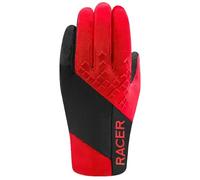 gants cyclisme racer light speed 4 - noir / rouge M