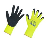 Gants d’atelier tricot fin Kerbl ActiveGrip Lite Jaune Taille 10