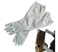 Gants d'apiculture,Manches longues en toile, poignets élastiques, protection,Gants de protection unisexes pour apiculteur | Pour Jardin Cour Rucher Arrière-cour Agriculture Inspection Ruche Récolte