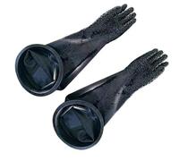 Gants d'armoire de sable Ceinture en caoutchouc épaissine résistante à l'usure Granular Grunge Rinonds de sable g 8-inch rubber ring + one pair of granular gloves (diameter 200mm) Sandblasting gloves
