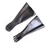 Gants d'armoire de sable Ceinture en caoutchouc épaissine résistante à l'usure Granular Grunge Rinonds de sable gants Gants universels g One pair of pellet gloves (diameter 200mm) Sandblasting gloves
