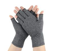 Gants d'arthrite, Gants de compression pour l'arthrite Anti, Les gants procurent des symptômes de soulagement des douleurs articulaires arthritiques (Gris, M)