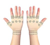 Gants d'arthrose, gants anti-arthrite avec aimants, douleurs à la main rhumatoïdes, thérapie de compression pour soulager la douleur et favoriser la guérison (couleurs de la peau)