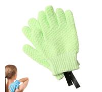Gants de bain exfoliants à cinq doigts avec texture 3D (#C)