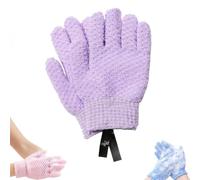 Gants de bain exfoliants à cinq doigts avec texture 3D, gants de douche (A-2pcs)
