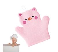 Gants de bain pour, gants de gommage pour le bain | Éponges de bain de dessin animé mignon - Brosse de bain pour le corps des tout-petits, mitaines de à gommage doux pour le lavage de Kongou