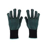 Gants De Barbecue Gants Anti-brûlure for Barbecue, 1 Paire, résistants à la Chaleur, for Four, Cuisine, ignifuges, antidérapants for(Silicon Green Dot)