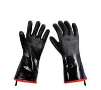 Gants de barbecue, gants de protection anti-fil, gants en néoprène haute température, gants d'extérieur pour barbecue ignifuges