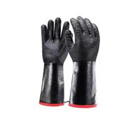 Gants de barbecue résistants à la chaleur et étanches | Ces gants de barbecue imperméables protègent les mains et les avant-bras de manière fiable contre la chaleur extrême.
