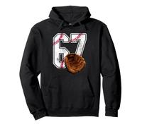 Gants de Baseball 67 Chiffres Vintage Six Seven Funny Sports Sweat à Capuche