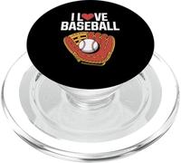 Gants de Baseball I Love Sports Passion PopSockets PopGrip pour MagSafe