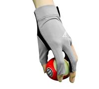 Gants de billard - 18x9cm Gant de Queue de Billard Trois Doigts | Gant en polyester élasthanne, design respirant à trois doigts, réduit la friction pour un contrôle fluide de la queue.