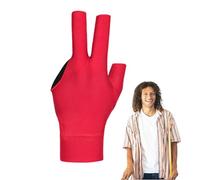 Gants de billard à trois doigts | Gants de billard à trois doigts | Gants de billard professionnels, respirants élastiques, antidérapants, absorbent la transpiration, adaptés pour la main gauche et