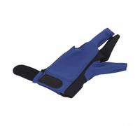 Gants de billard avec 3 doigts en matériau respirant pour un confort et une prise en main améliorés, adaptés aux deux mains (noir bleu)