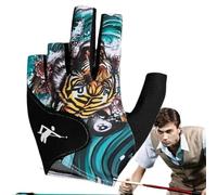 Gants de billard de la main gauche, gants de piscine pour la main gauche, gants de piscine respirants pour la main gauche, gants de billard et sans glissement pour père, petit ami, vous