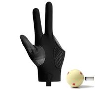 Gants de billard main gauche | Gants de sport | Tireurs de queue, main gauche/droite, piscine à 3 doigts, processus d'épissure, sports de carame, tireurs de queues