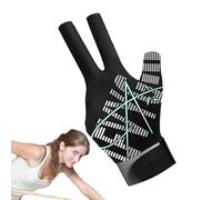 Gants de billard pour queue de billard | Gants de sport unisexes à trois doigts - Accessoires de sport pour hommes et femmes