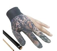 Gants de Billard pour tireur - Main Gauche - Doigt Ouvert antidérapant - Résistants à l'usure - Mitaines de Billard pour entraînement de Table de Billard - Accessoires et Confortables