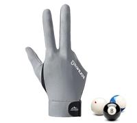 Gants de billard professionnels | Gants de sport | Tireurs de queue, main gauche/droite, taille universelle, piscine à 3 doigts pour sports de carambole