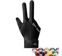 Gants de billard unisexes | Gants de billard sport | Tireurs de queue, main gauche/droite, taille universelle, piscine à 3 doigts pour sports de carambole