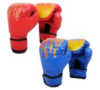Gants de Boxe, 2 Paires de Gants Boxe pour Enfants, résistants aux déchirures, Respirants, Doux et Confortables, équipement d'entraînement en PU pour garçons et Filles