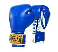 Gants de boxe à fermeture auto-agrippante Everlast 1910 14 oz Bleu 14 oz