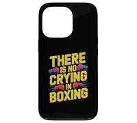 Gants de Boxe Amusants rétro avec Inscription « There is No Crying in Boxing » Coque pour iPhone 13 Pro
