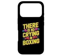 Gants de Boxe Amusants rétro avec Inscription « There is No Crying in Boxing » Coque pour iPhone 17 Pro