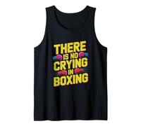 Gants de Boxe Amusants rétro avec Inscription « There is No Crying in Boxing » Débardeur