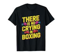 Gants de Boxe Amusants rétro avec Inscription « There is No Crying in Boxing » T-Shirt