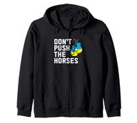 Gants de Boxe avec Drapeau ukrainien « Don't Push The Horses » Sweat à Capuche
