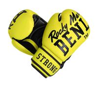 Benlee Chunky B Leather Artificial Boxing Gloves Jaune 8 oz
