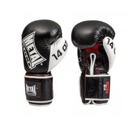 Gants de boxe cuir Metal Boxe sparring Noir 14 oz