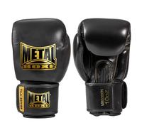 Metal Boxe Gants de Boxe Cuir Thaï Series Noir/Gold 14 oz