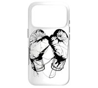 Gants de Boxe Dessin Boxeur Arts Martiaux Coque pour iPhone 17 Pro