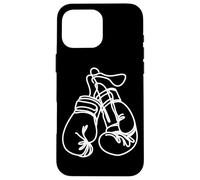 Gants de Boxe Dessin Boxeur Coque pour iPhone 16 Pro Max