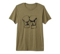 Gants de Boxe Dessin d'autodéfense T-Shirt Haut de Gamme