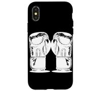 Gants de Boxe Dessin Sparring Autodéfense Coque pour iPhone X/XS