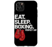 Gants de Boxe Eat Sleep Boxing Perfect Day Boxer, Fighter Gym Coque pour iPhone 11 Pro Max