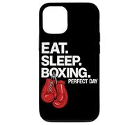 Gants de Boxe Eat Sleep Boxing Perfect Day Boxer, Fighter Gym Coque pour iPhone 12/12 Pro