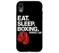 Gants de Boxe Eat Sleep Boxing Perfect Day Boxer, Fighter Gym Coque pour iPhone XR
