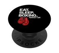 Gants de Boxe Eat Sleep Boxing Perfect Day Boxer, Fighter Gym PopSockets PopGrip Adhésif